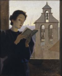 Klangvolle Literatur, Joan Llimona, Spanien, 1900-1905 . Museu Nacional d’Art, Catalunya.